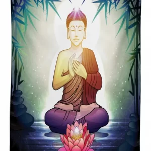 asian boho timeless form 3d printed tablecloth table decor 3279