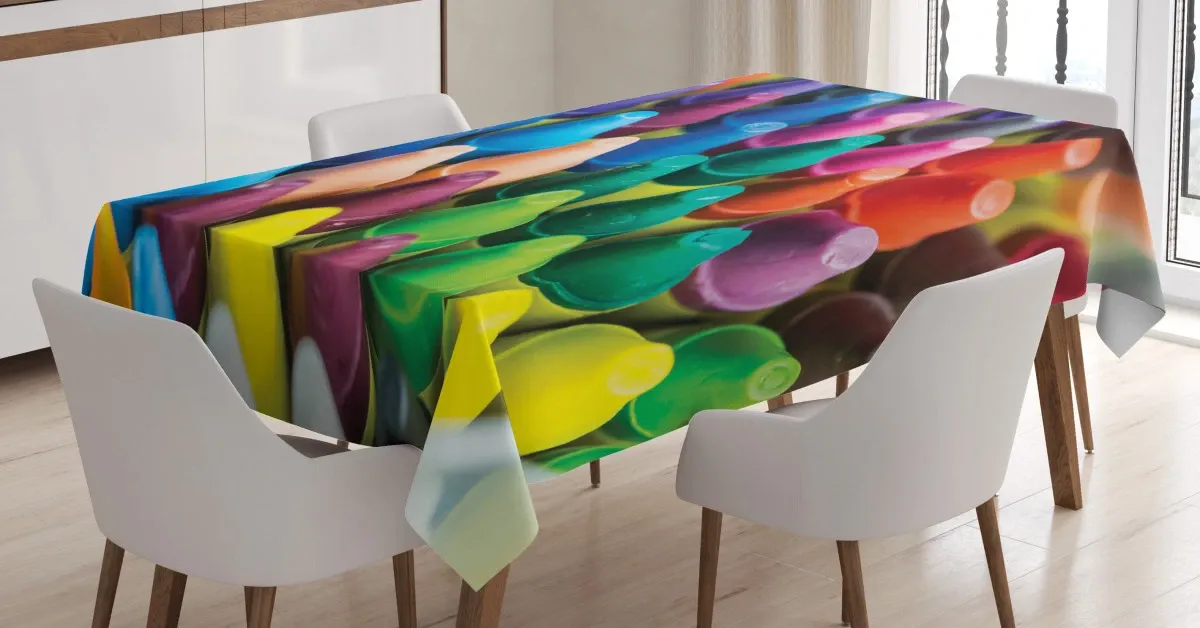 assorted colorful crafts 3d printed tablecloth table decor 2499