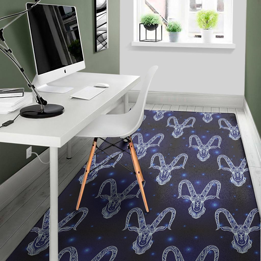 astrology capricorn sign print area rug floor decor 7184