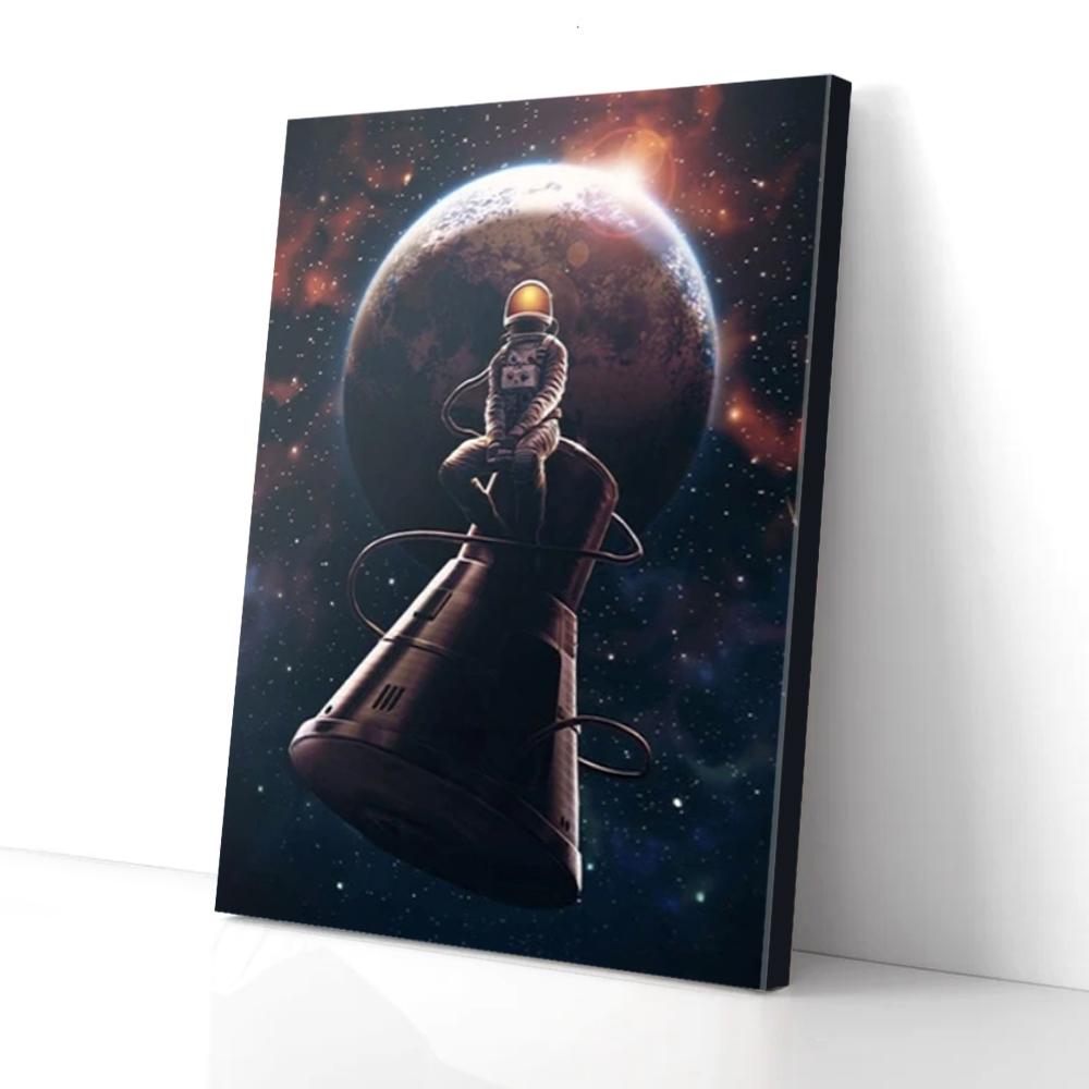 astronaut canvas prints wall art decor 2873
