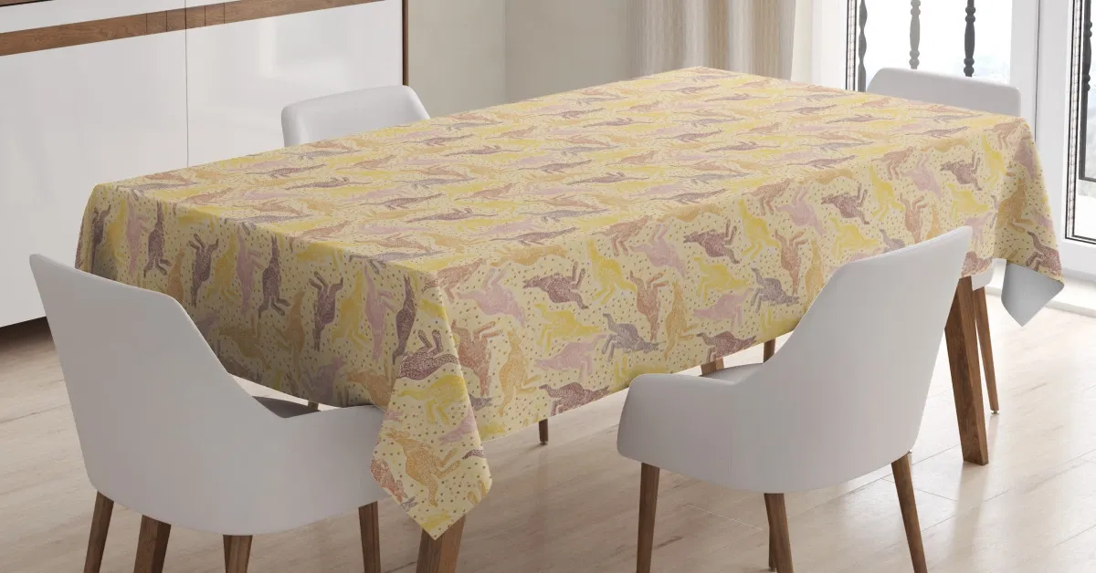 australian pattern 3d printed tablecloth table decor 3898