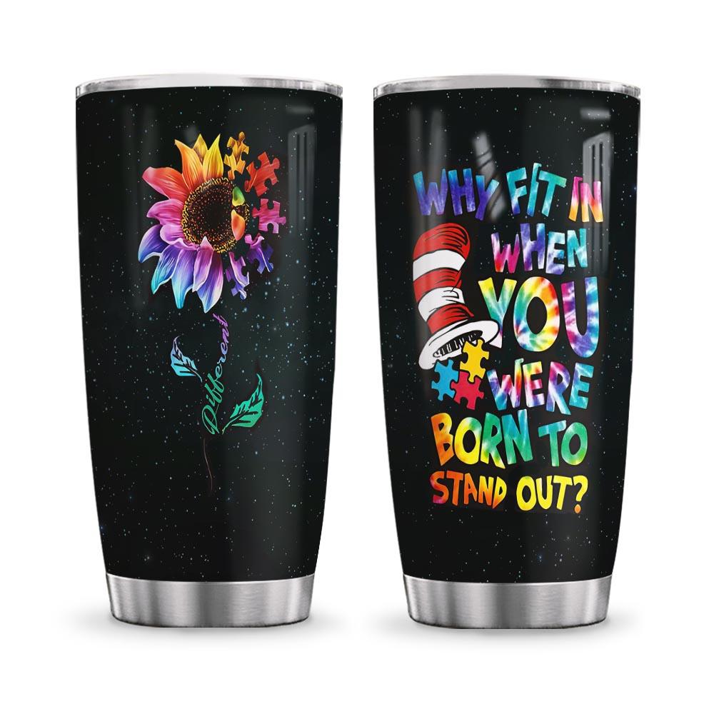 Autism Personalized Stainless Steel Tumbler autism personalized stainless steel tumbler 8512