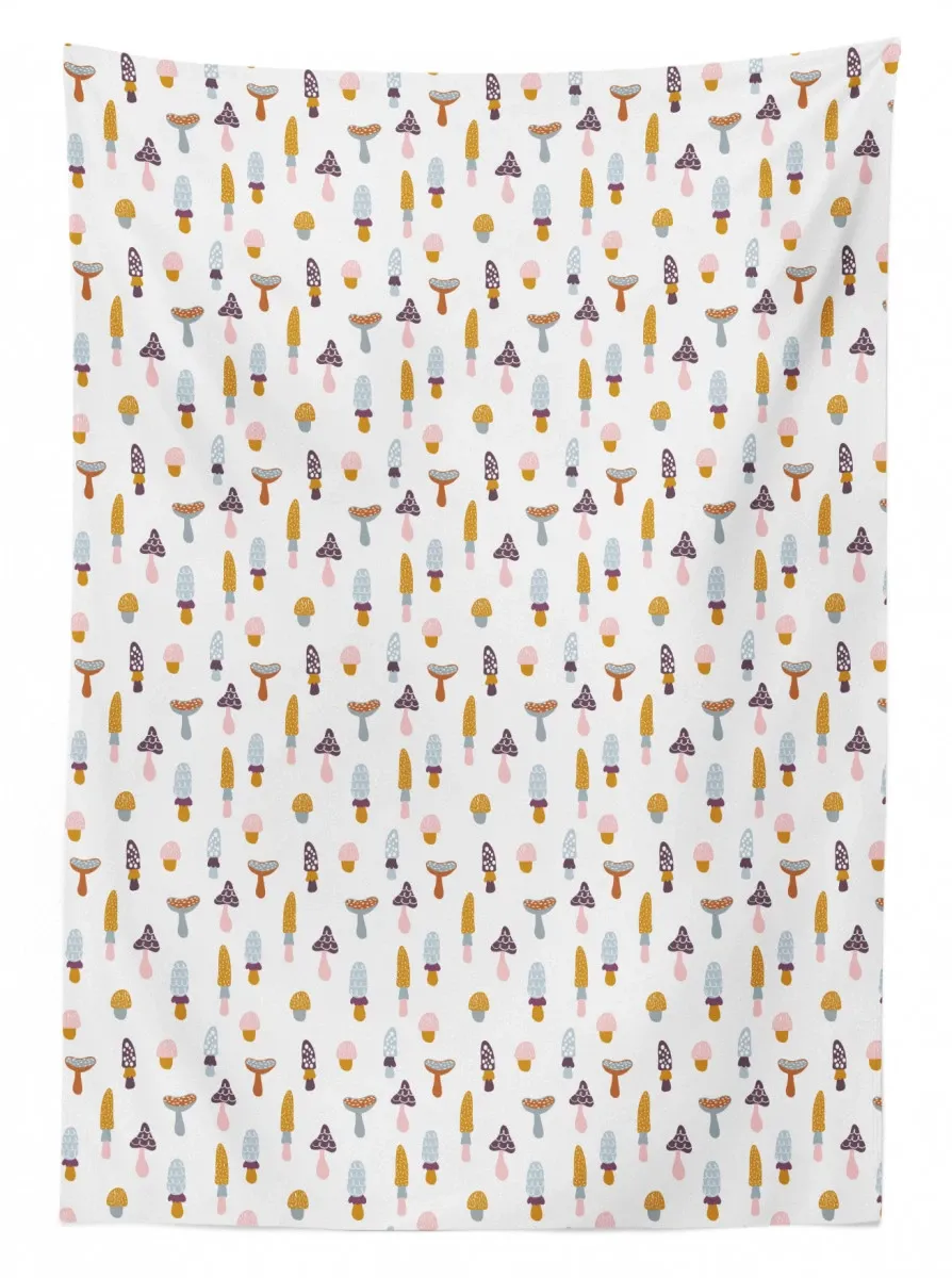 autumn fungi pattern 3d printed tablecloth table decor 5671