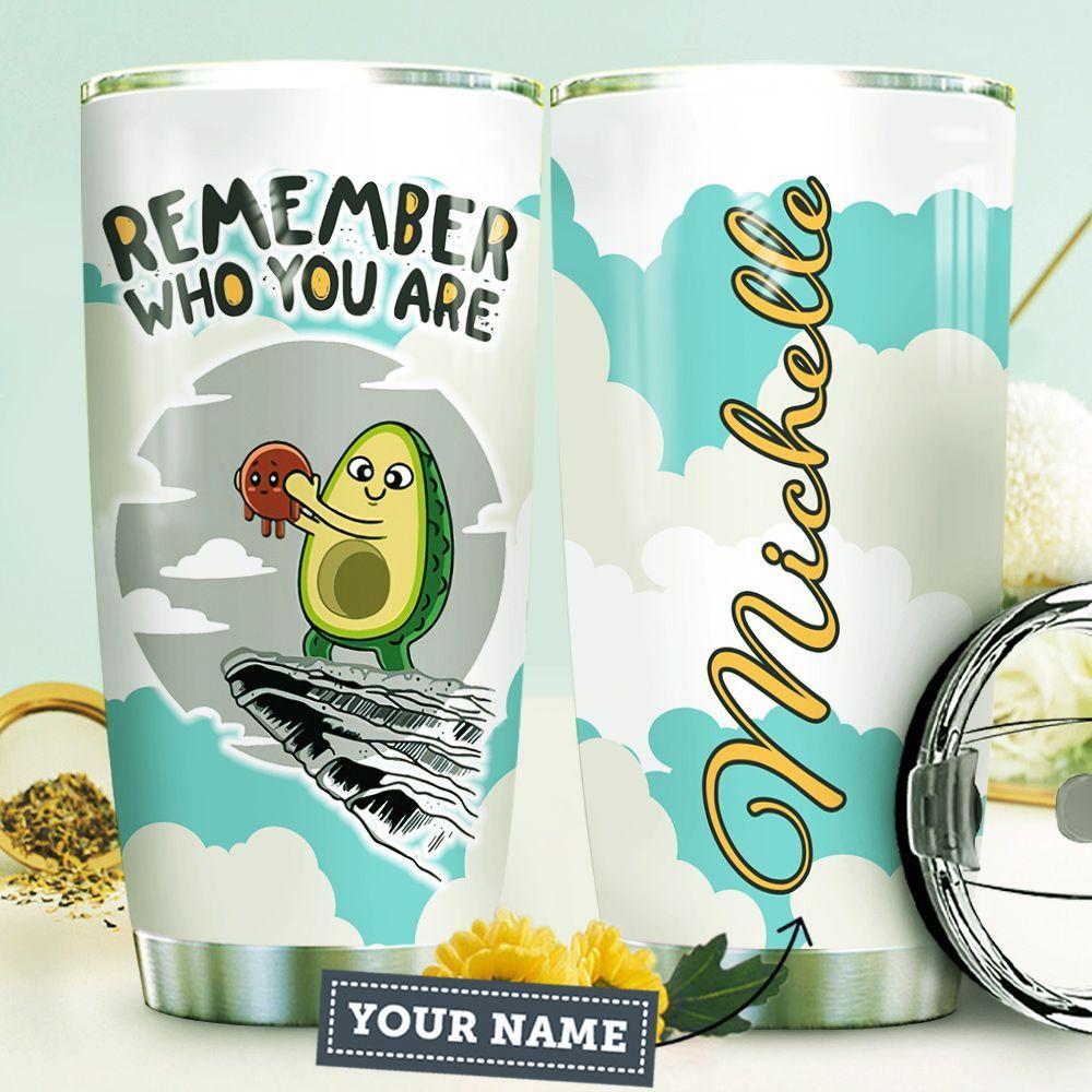 Avocado Workout Personalized Stainless Steel Tumbler