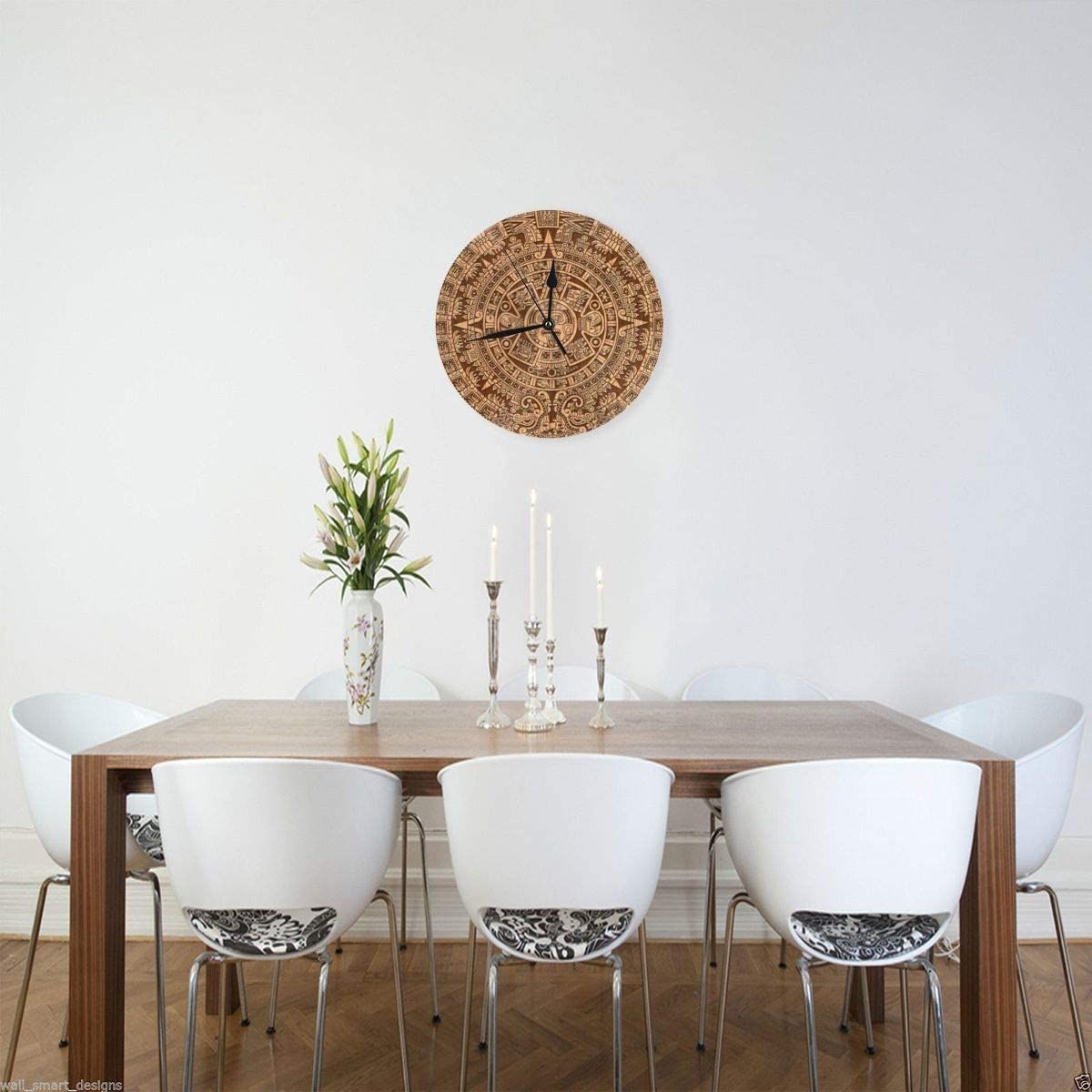 aztec calendar wall clock for office living room wall clock 1419