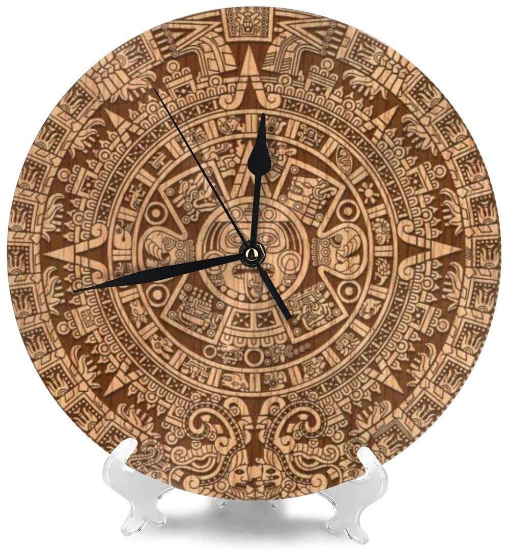 aztec calendar wall clock for office living room wall clock 5195