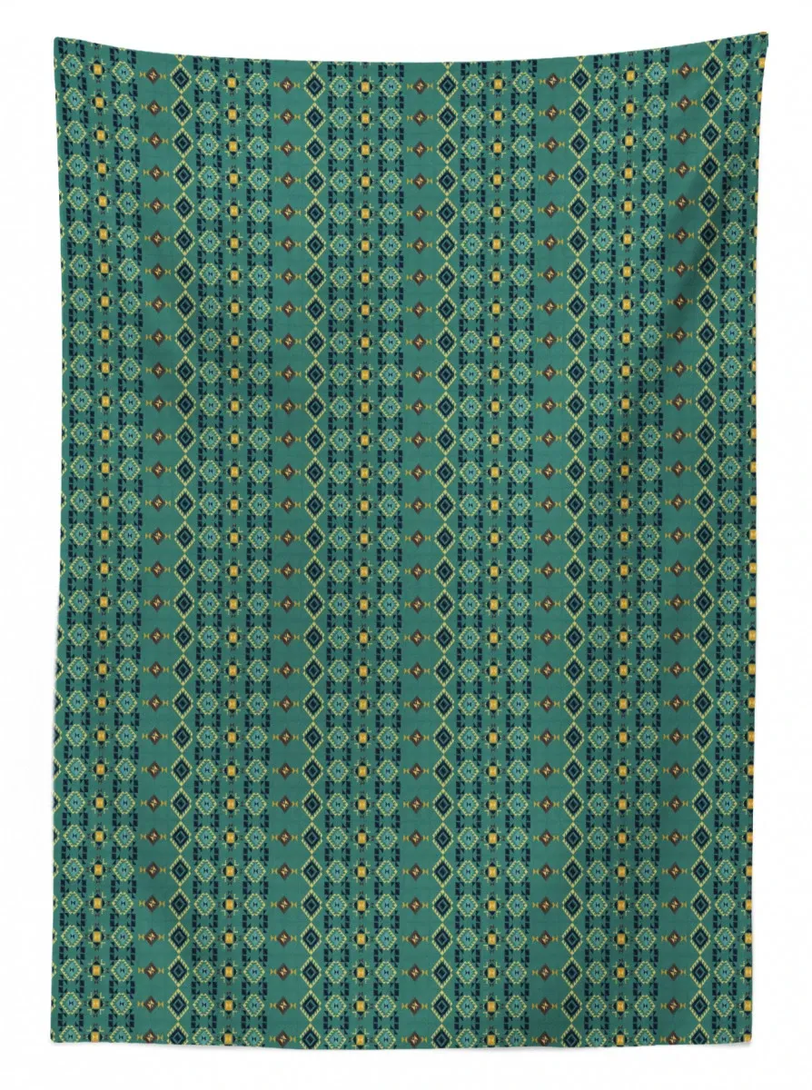 aztec geometric motifs 3d printed tablecloth table decor 6081