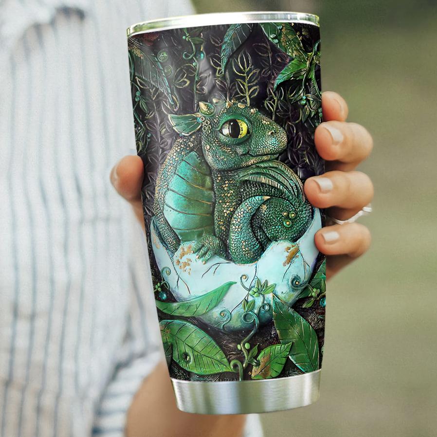 baby dragon personalized stainless steel tumbler 5703