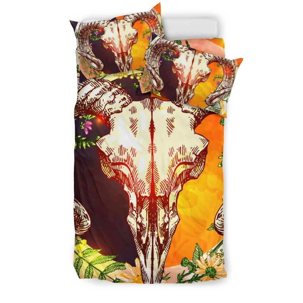 baphomet day and night bedding set bedroom decor 6807
