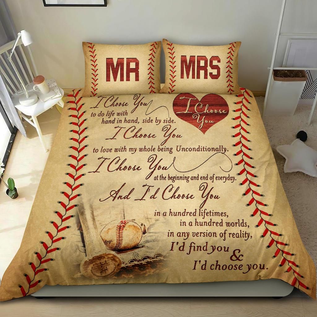 baseball i choose you v5 comforter duvet bedding set 2723