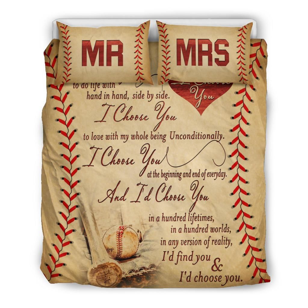 baseball i choose you v5 comforter duvet bedding set 6777