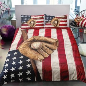 Baseball Black Printed Bedding Set Bedroom Decor 5 baseball black printed bedding set bedroom decor 6562