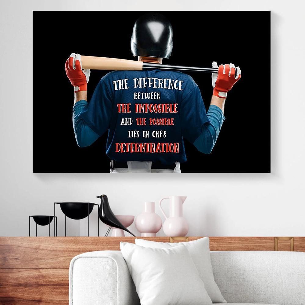 baseball canvas prints wall art decor 1283