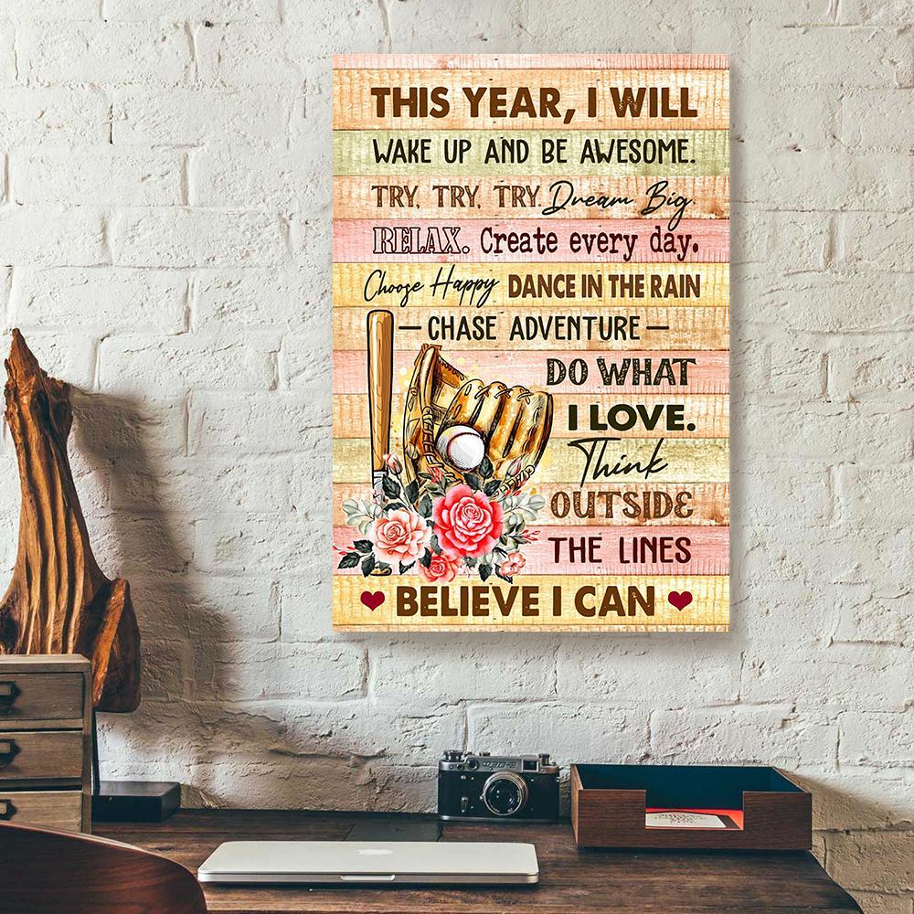 baseball canvas prints wall art decor 4580
