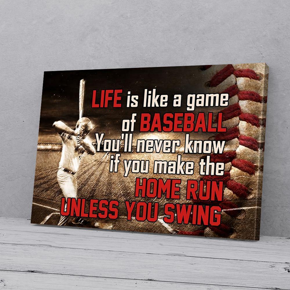 baseball canvas prints wall art decor 7910