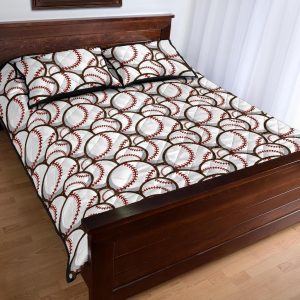 baseball print pattern bedding set bedroom decor 5566