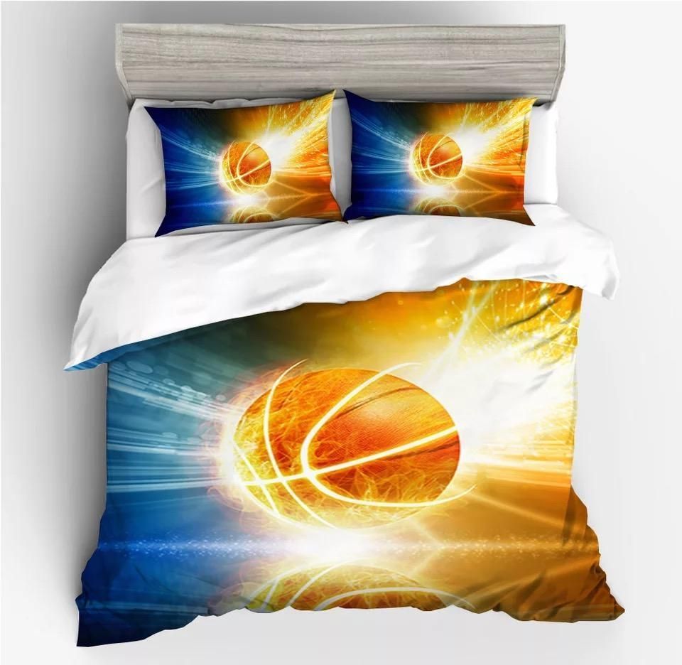 basketball bedding set bedroom decor gift for sport lovers 7827