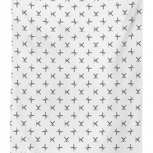 bats and balls simplistic 3d printed tablecloth table decor 8291