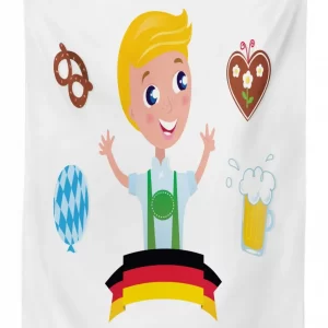 Bavarian Boy Oktoberfest 3D Printed Tablecloth Table Decor 1 bavarian boy oktoberfest 3d printed tablecloth table decor 7835