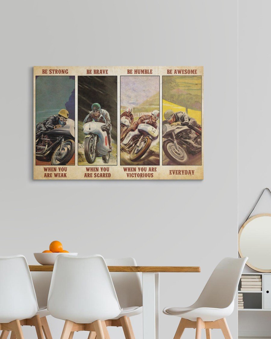 Be Strong Be Brave Humble Badass Isle Of Man Canvas Prints - Wall Art Decor be strong be brave humble badass isle of man canvas prints wall art decor 6767