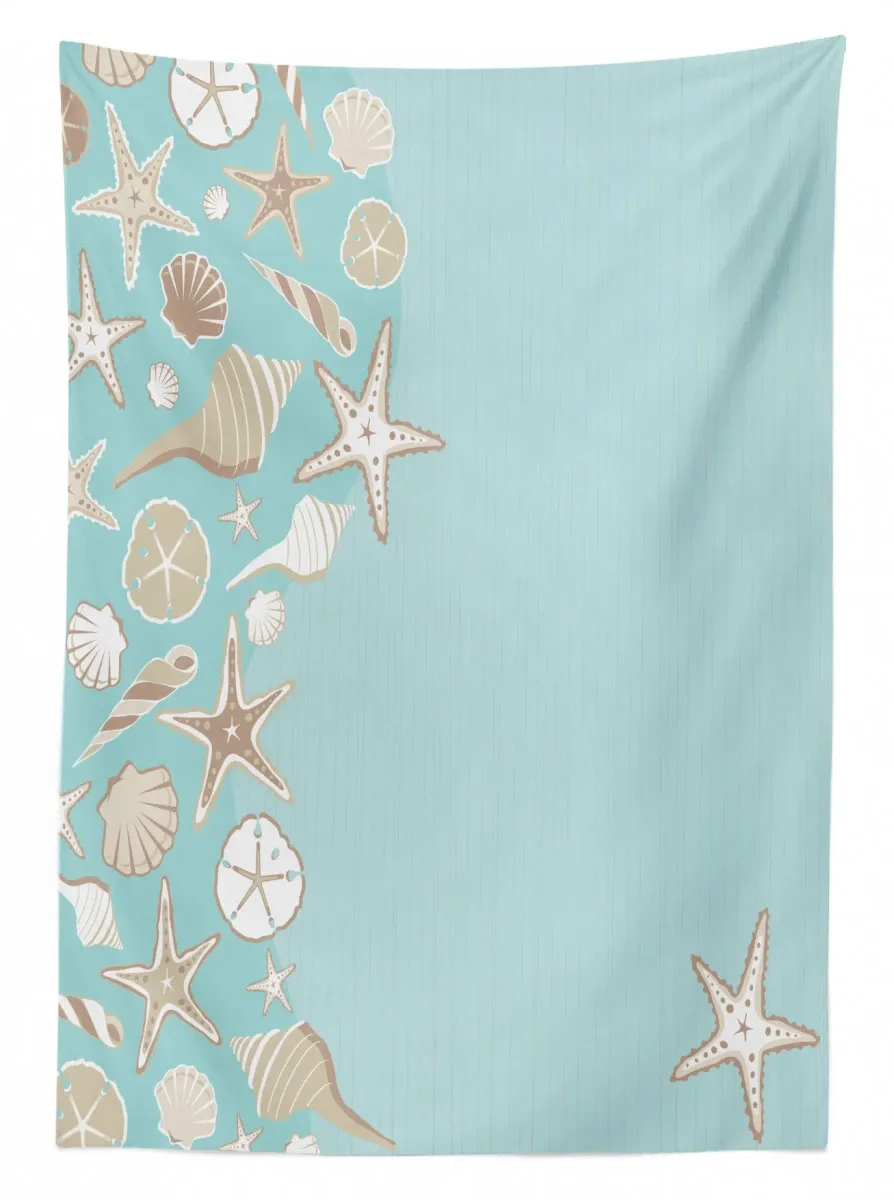 beach party and thin lines 3d printed tablecloth table decor 3132