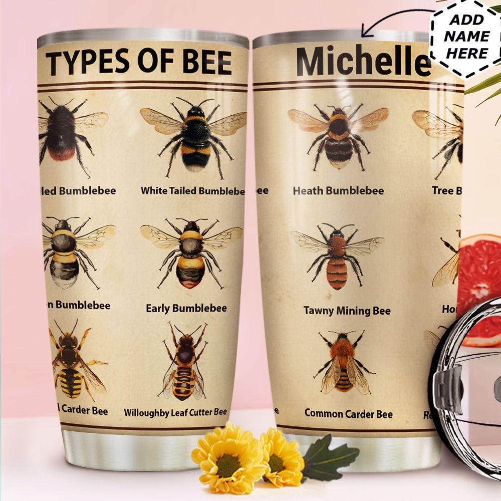 Bee Personalized Stainless Steel Tumbler bee personalized stainless steel tumbler 2224
