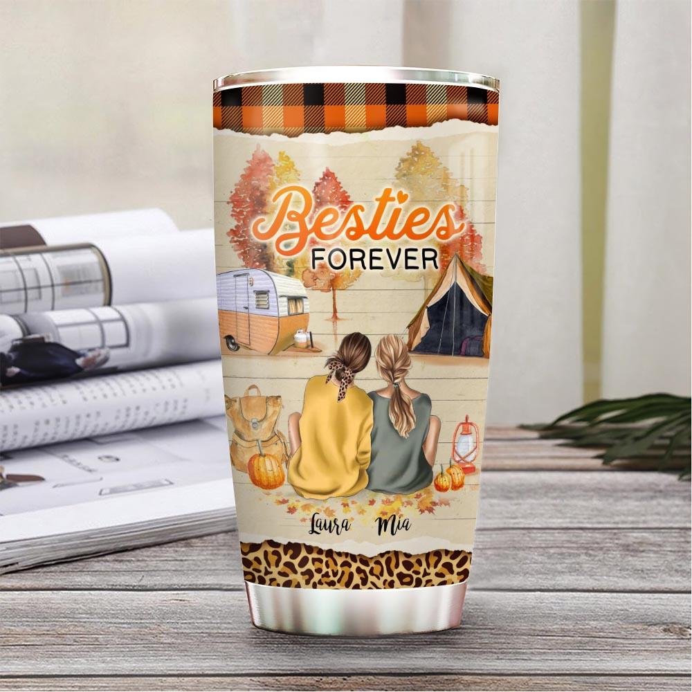 besties forever spiritual kinship bes customized stainless steel tumbler 6068