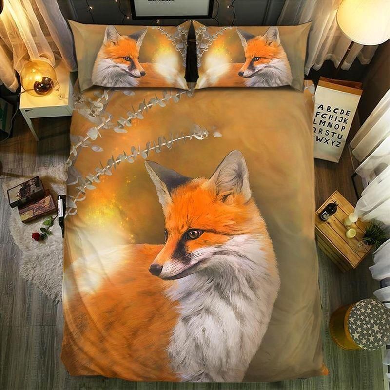 Bewilder Fox Printed Bedding Set Bedroom Decor