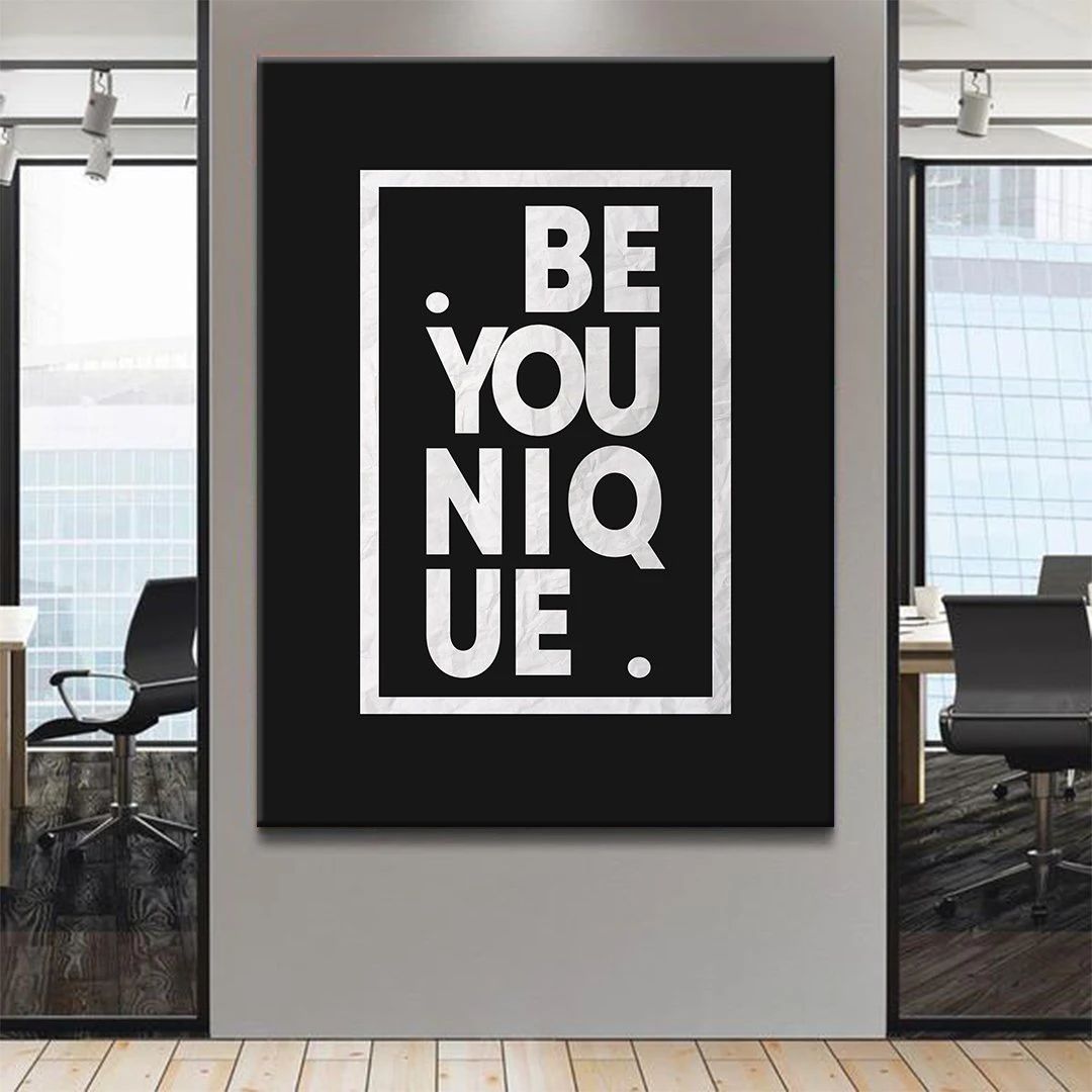 beyounique motivational positive canvas print wall art decor 1510