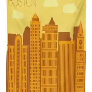 big city appearance 3d printed tablecloth table decor 7442