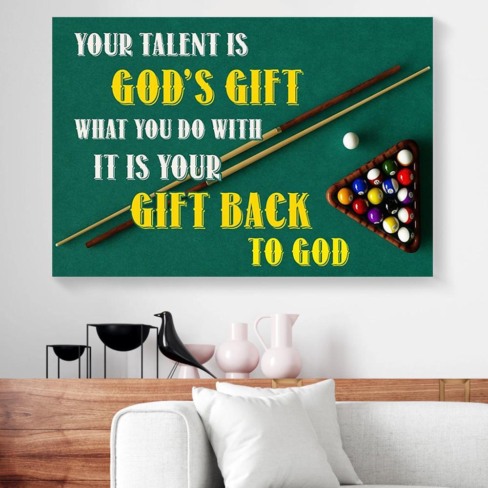 billiard gift canvas prints wall art decor 6161