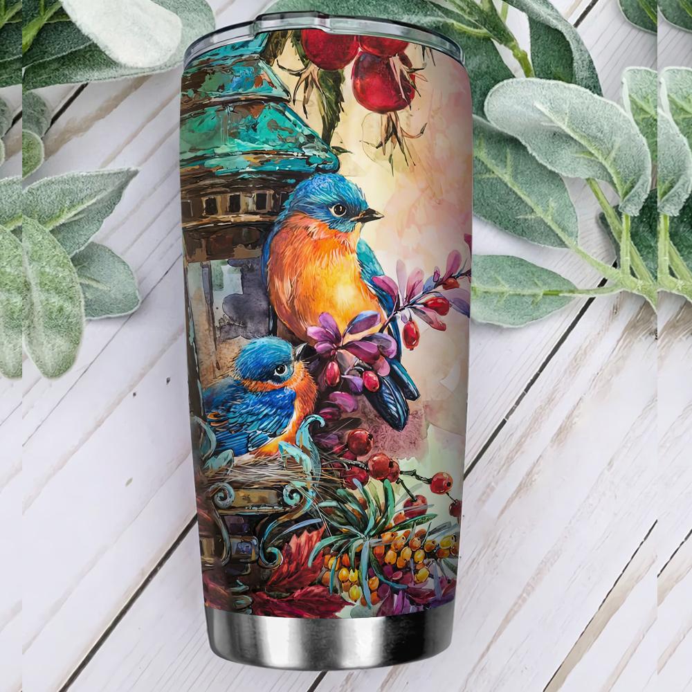 Birds In Heaven Always On My Mind Forever In My Heart Stainless Steel Tumbler birds in heaven always on my mind forever in my heart stainless steel tumbler 4116
