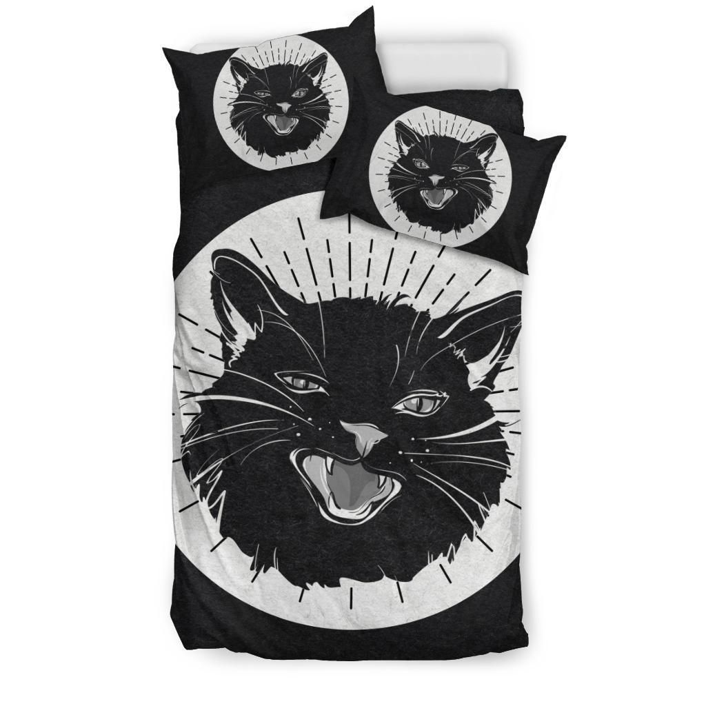 Black And White Grumpy Cat Bedding Set Bedroom Decor black and white grumpy cat bedding set bedroom decor 4811
