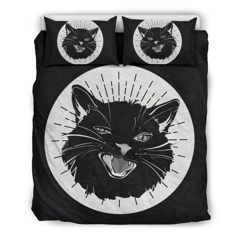 Black And White Grumpy Cat Bedding Set Bedroom Decor black and white grumpy cat bedding set bedroom decor 5965