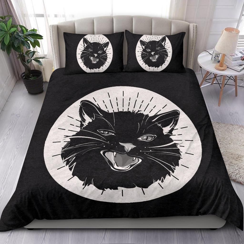 Black And White Grumpy Cat Bedding Set Bedroom Decor black and white grumpy cat bedding set bedroom decor 6116