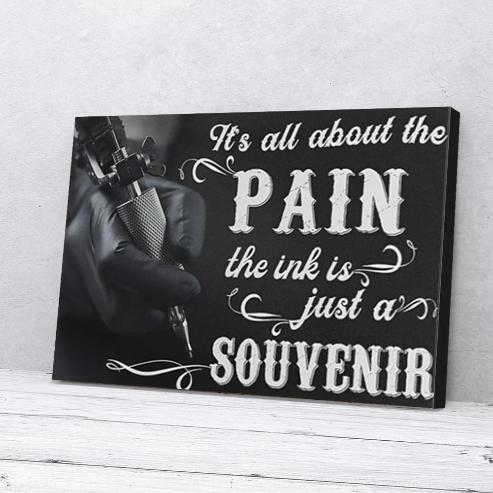 black and white tattoo canvas prints wall art decor 6280