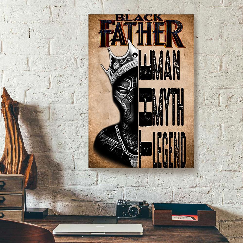 black father man myth legend canvas prints wall art decor 2371