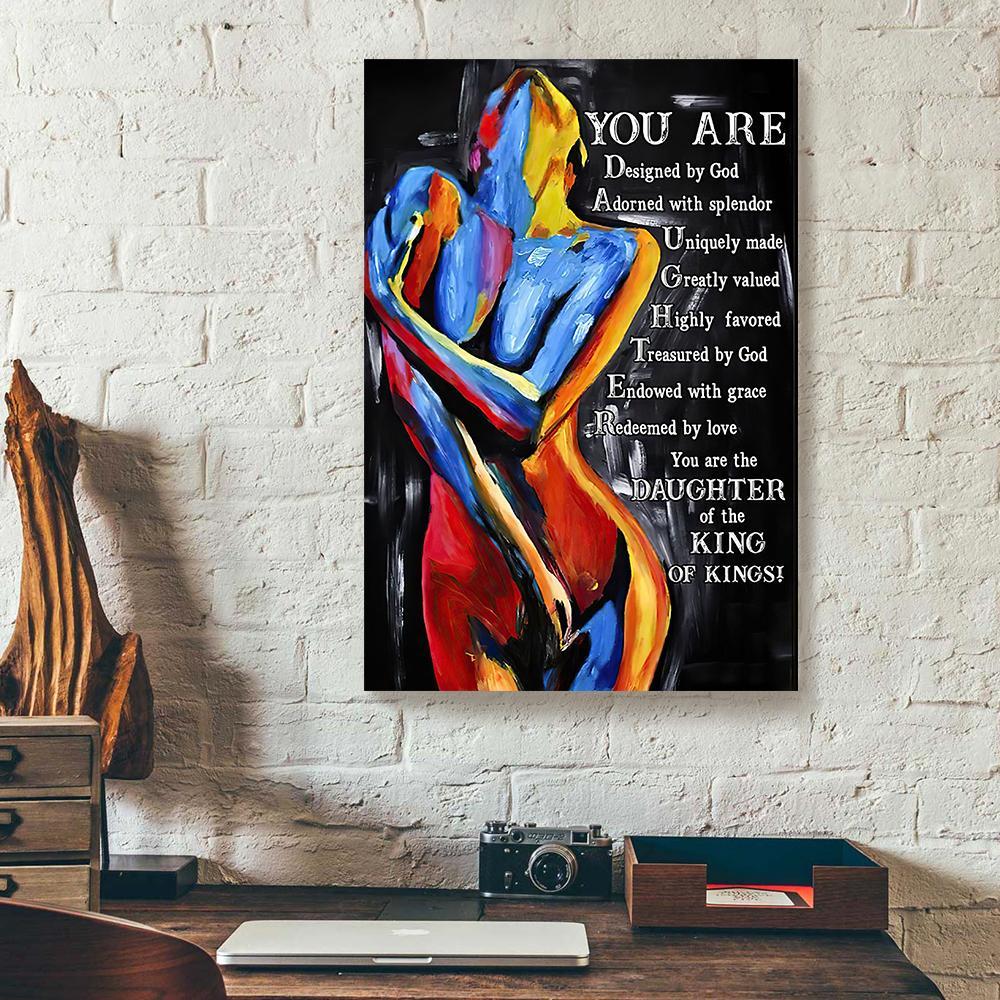 black girl canvas prints wall art decor 6012