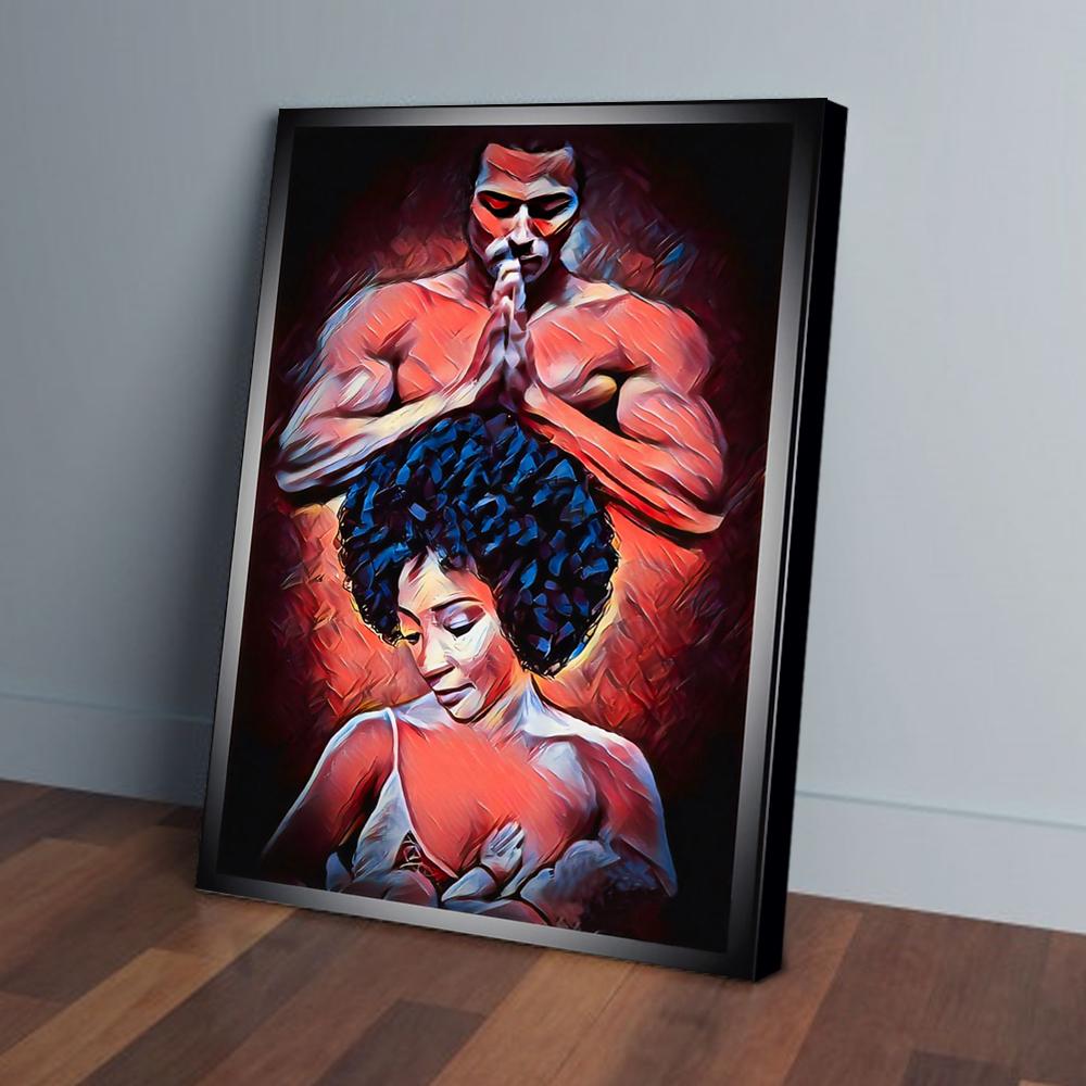 black mother canvas prints wall art decor 5220