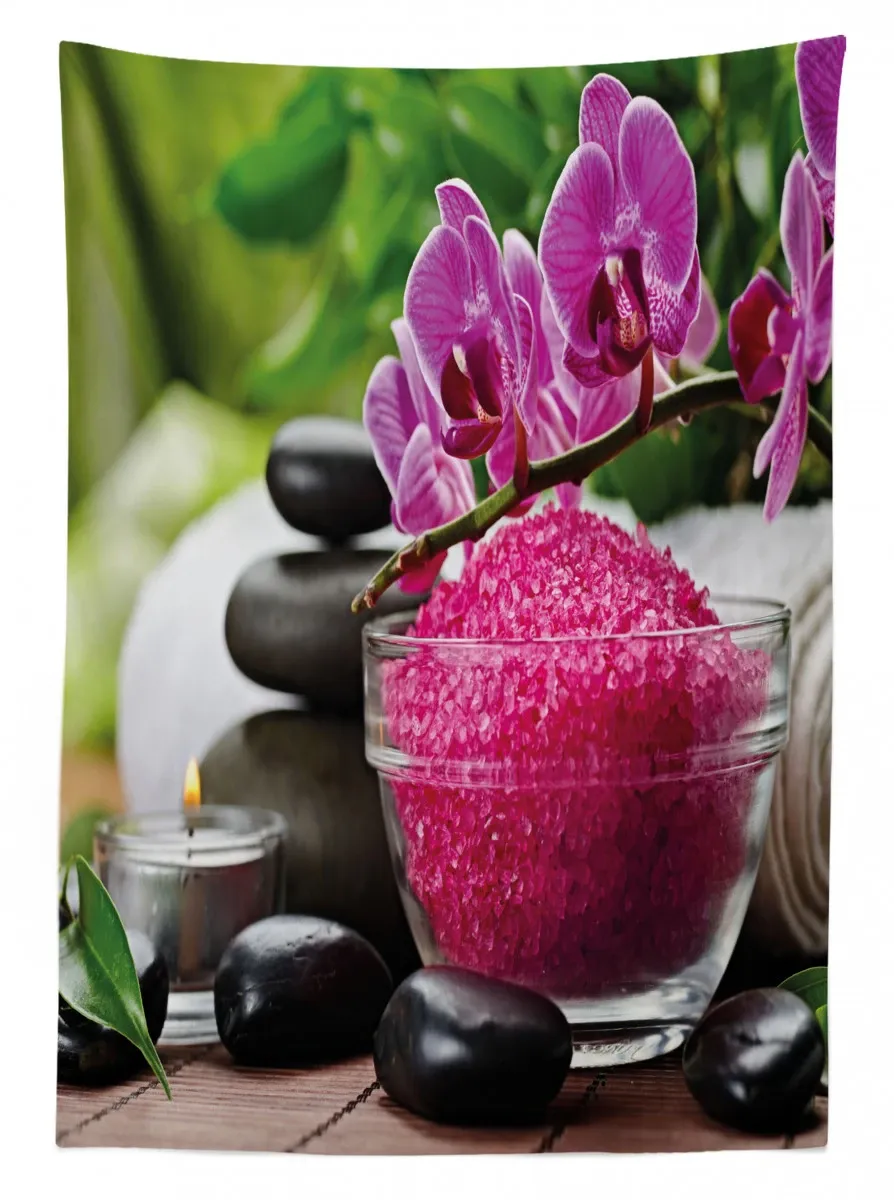 black stones asian 3d printed tablecloth table decor 2569