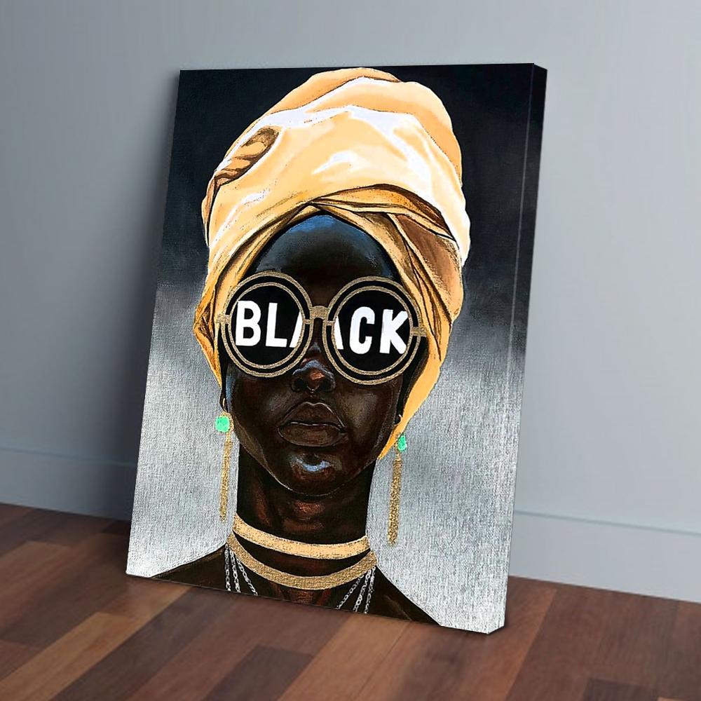 black woman beauty canvas prints wall art decor 2120