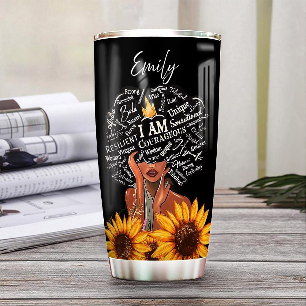 black women bible personalized stainless steel tumbler 5209