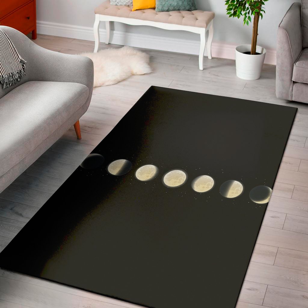 Blood Moon Lunar Phase Print Area Rug Floor Decor blood moon lunar phase print area rug floor decor 8846