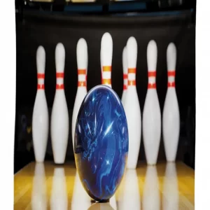 Blue Ball On Lane 3D Printed Tablecloth Table Decor 1 blue ball on lane 3d printed tablecloth table decor 4710