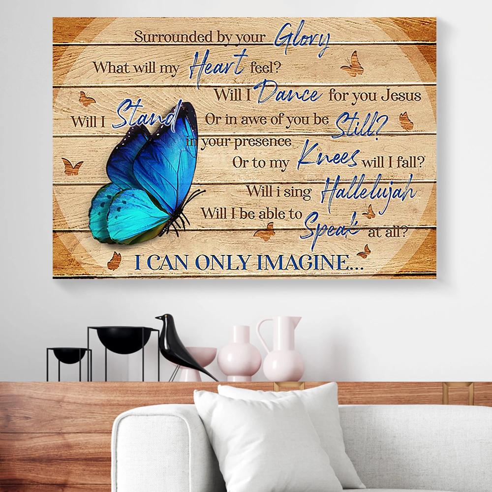 Blue Butterfly Canvas Prints - Wall Art Decor blue butterfly canvas prints wall art decor 8689