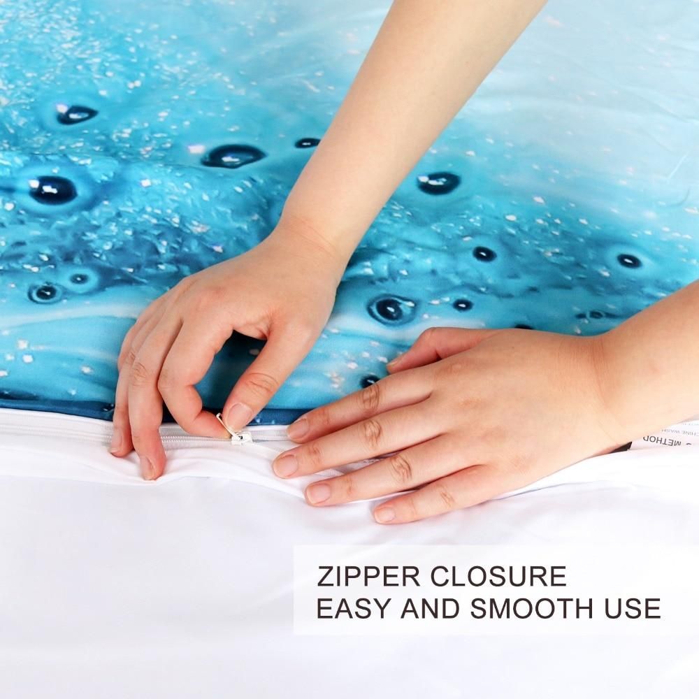 blue watercolor ocean duvet cover bedding set 6726