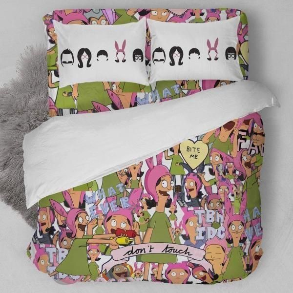 bobs burgers 3d bedding set bedroom decor 4594