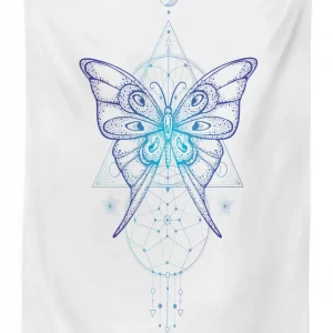 boho butterfly dreamcatcher 3d printed tablecloth table decor 5923