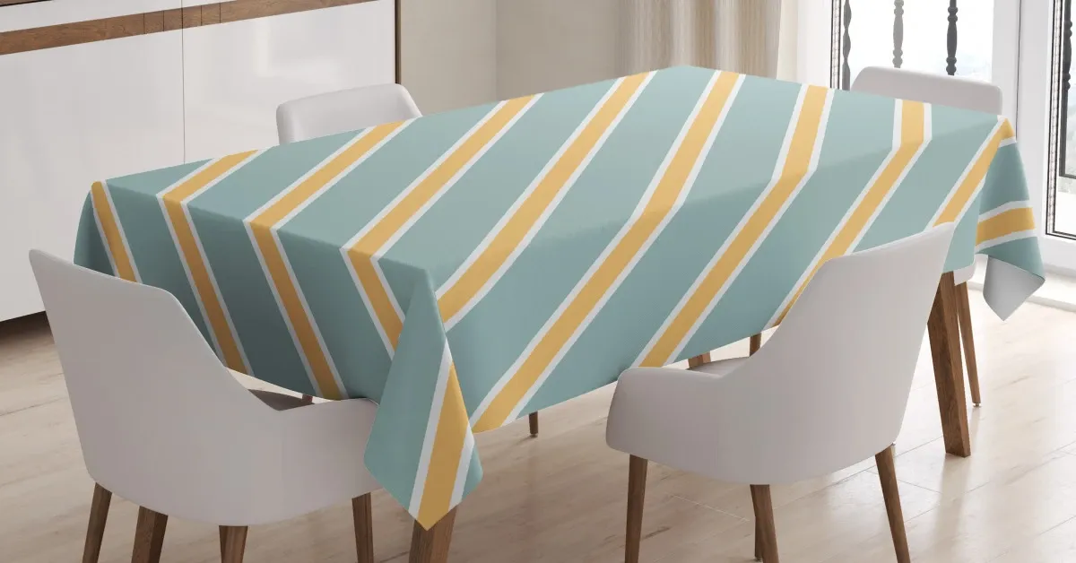 Bold Thin Stripes 3D Printed Tablecloth Table Decor bold thin stripes 3d printed tablecloth table decor 8981