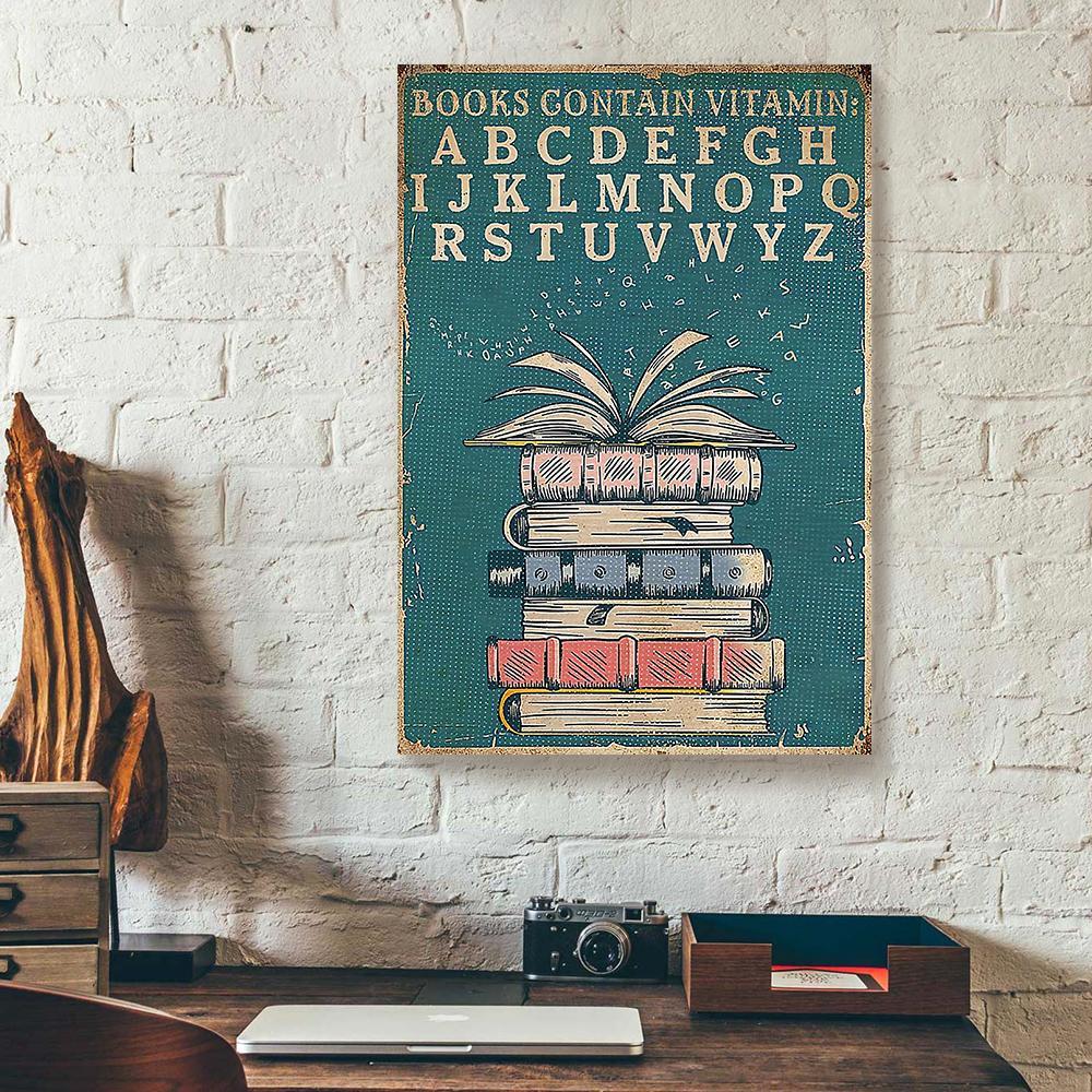Books Contain Librarian Canvas Prints - Wall Art Decor books contain librarian canvas prints wall art decor 4763